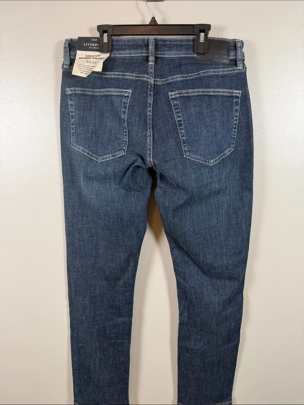 Liverpool Dark Blue Modern Straight Jeans